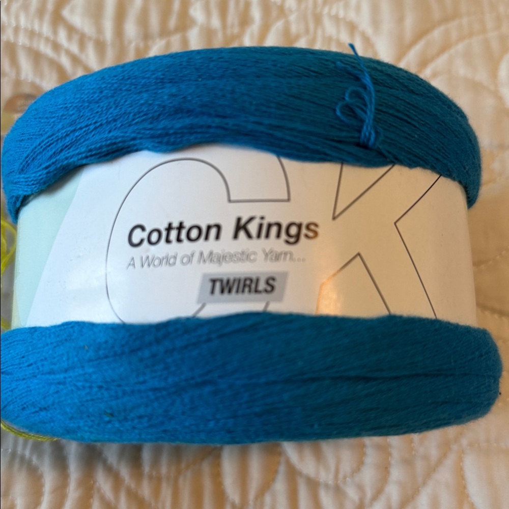 Vibrant Blue and Yellow Yarn - Picture 5 of 5